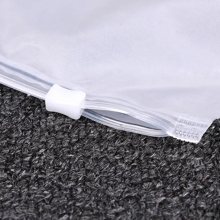 factory custom garment poly bag/plastic zipper garment bag as you want