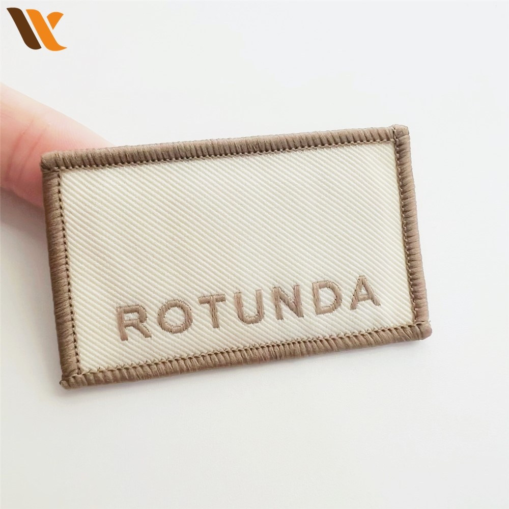 Custom Logo Woven Patch Applique Label Badge 2