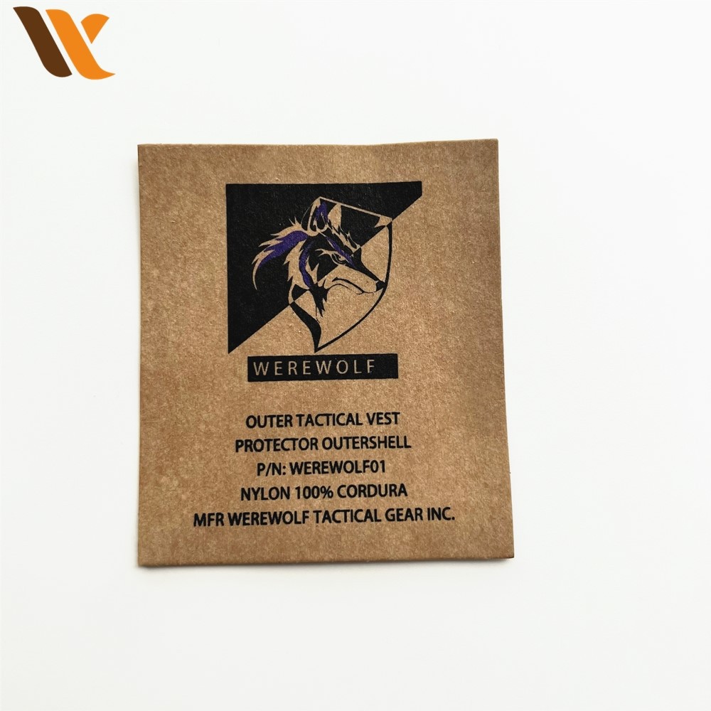 Custom Jeans Kraft Paper Leather Labels
