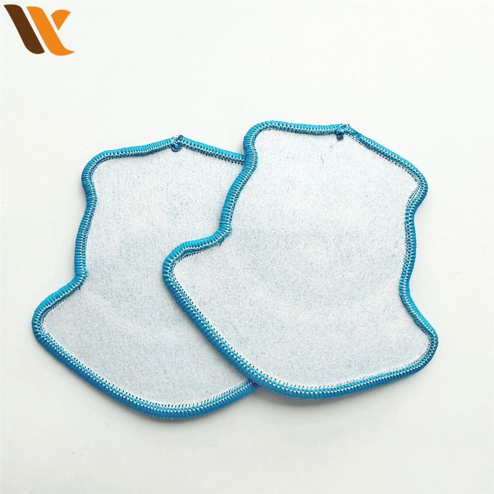 Custom Sky Blue Varsity Woven Patches 3