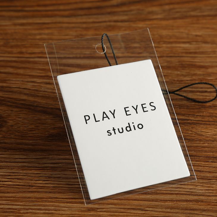Custom Hanged Card Garment Plastic Hang Tag