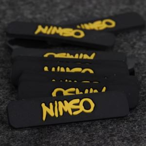 Dibuat Logo dibangkitkan getah silikon Patch