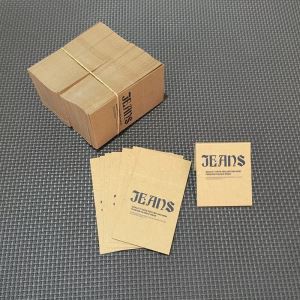 Tag Kertas Pinggang Kraft Untuk Jeans