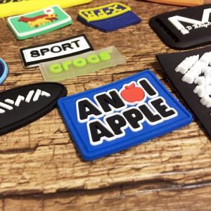 Logo Embossed PVC Rubber Lencana