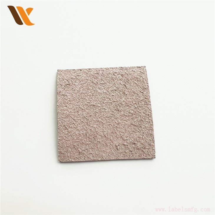 Embossed Logo Heat Press Leather Tag Label